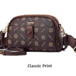 Luxury Faux Leather Tote Bag - Classic Floral