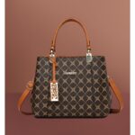 Modern Shoulder Bag for Daily Use - Bronze