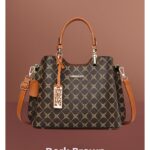 Elegant Commuter Bag for Women - Dark Brown