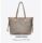 Luxury Textured Handbag for Women - Antique Bronze