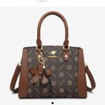 Fashionable Ladies Crossbody Purse - coffee