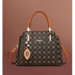 Premium Women’s Handbag with Spacious Interior - Dark Brown