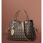Classic Ladies Shoulder Purse - Dark Brown