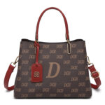Elegant Mini Crossbody Bag - Brown