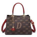 Elegant Daily Carry Handbag - Burgundy