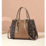 Chic Office Shoulder Bag for Women - Antique Bronze