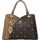 Premium Vegan puLeather Handbag - Antique bronze